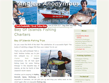 Tablet Screenshot of bayofislandsfishing.com